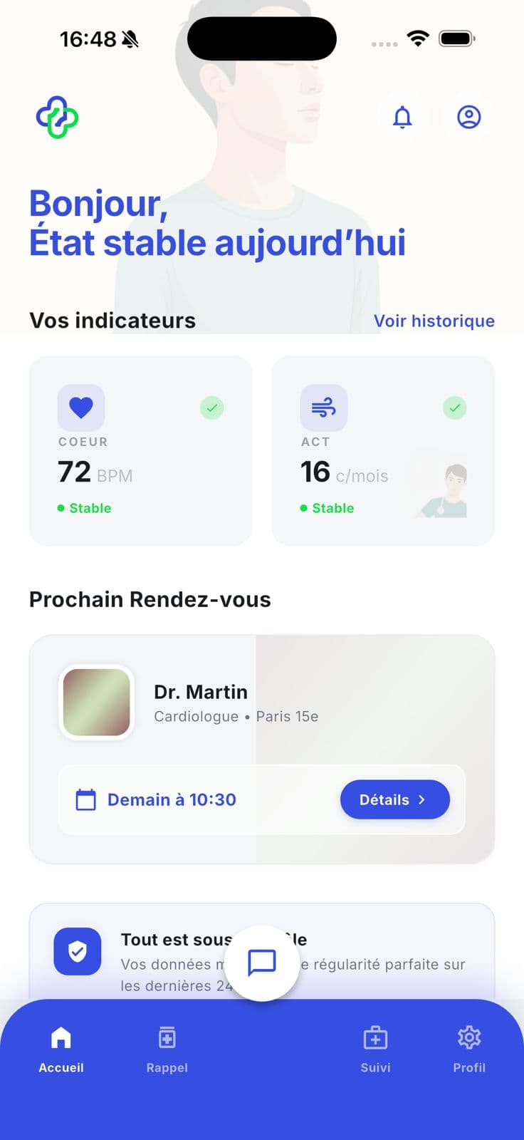 Application Souffle Vital
